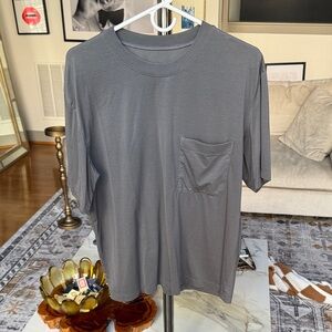 Lululemon cotton blend oversized pocket tee